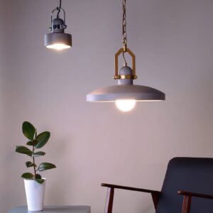 Svítidlo Deko-Light tmavě šedá/chrom kov/beton