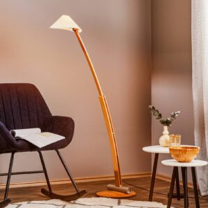 Svítidlo Domus buk/hliník/bílá bukové dřevo/hliník/lunopal