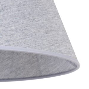 Svítidlo Duolla šedá bavlna/polyester
