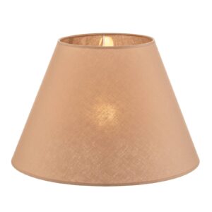 Svítidlo Duolla cappuccino-hnědá bavlna