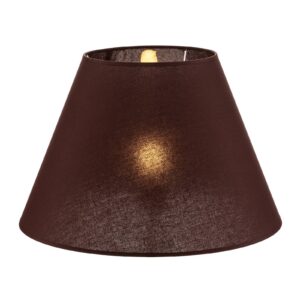 Svítidlo Duolla hnědá bavlna