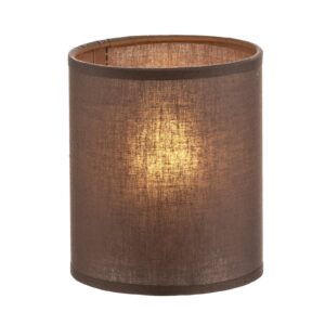 Svítidlo Duolla světle hnědá bavlna