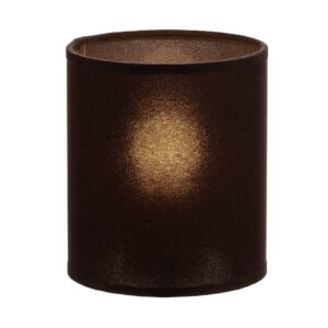 Svítidlo Duolla tmavě hnědá polyester