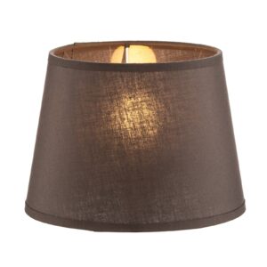 Svítidlo Duolla zemitá barva textil