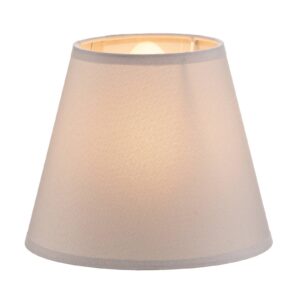 Svítidlo Duolla šedá textil