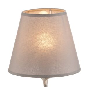 Svítidlo Duolla šedý/bílý textil