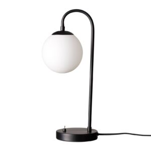 Svítidlo Dyberg Larsen černá matná/opálově bílá kov