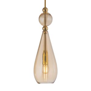 Svítidlo EBB & FLOW zlatá/kouřová zlatá sklo/kov/textilie