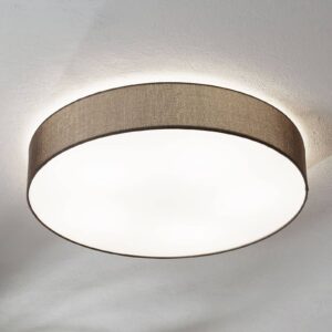 Svítidlo EGLO hnědá/bílá textil/plast/kov