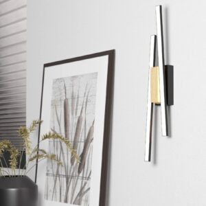 Svítidlo EGLO černá/světlé dřevo hliník/ocel/dřevo