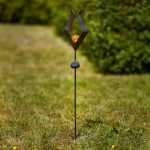 Svítidlo EGLO hnědá/oranžová ocel/sklo