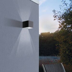 Svítidlo EGLO antracit/bílá hliník/plast