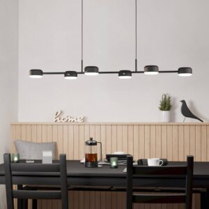 Svítidlo EGLO černá/bílá satinovaná ocel/plast