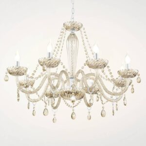 Svítidlo EGLO cognac/chrom ocel/sklo