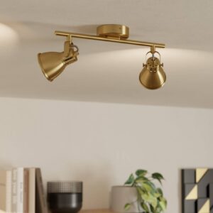 Svítidlo EGLO mosaz-zlatá kartáčovaná ocel