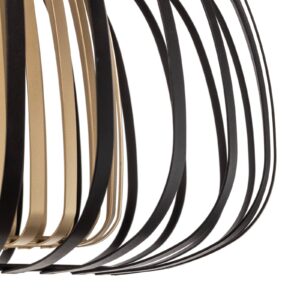 Svítidlo EGLO černá/zlatá ocel