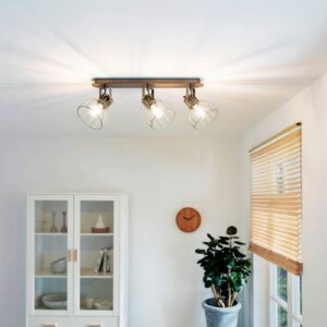 Svítidlo EGLO hnědá ocel