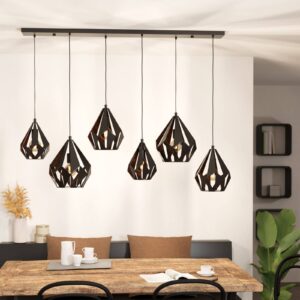 Svítidlo EGLO černý/měď ocel