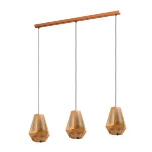 Svítidlo EGLO mosaz/černý ocel