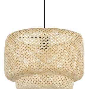 Svítidlo EGLO bambus přírodní/černá bambus/ocel