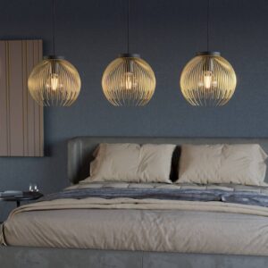 Svítidlo EGLO zlatá/černá ocel