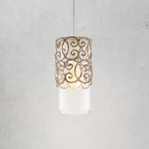 Svítidlo EGLO hnědá patinovaná/čirá ocel/sklo