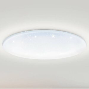 Svítidlo EGLO connect bílá/křišťálový efekt ocel/plast