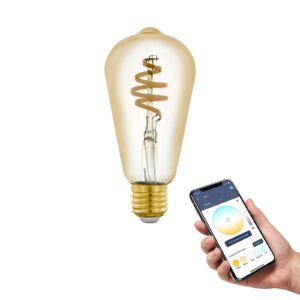 Svítidlo EGLO connect jantarová sklo