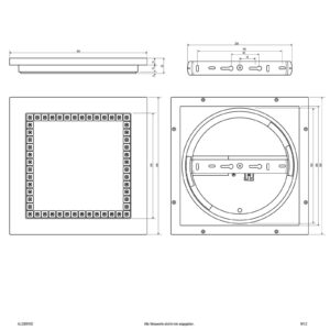 Svítidlo EVN bílá plast