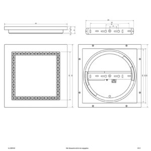 Svítidlo EVN bílá plast