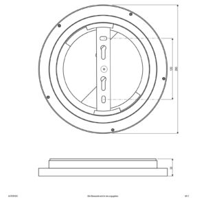 Svítidlo EVN bílá plast