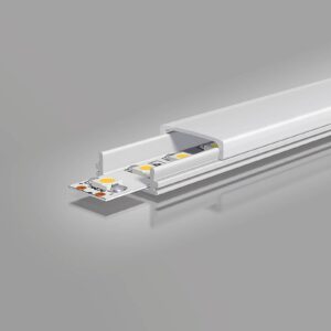 Svítidlo EVN hliník eloxovaný/opál hliník/polykarbonát