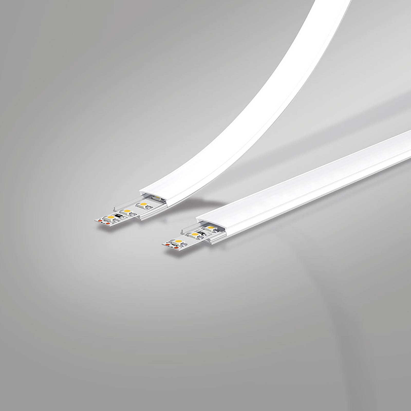 Svítidlo EVN hliník eloxovaný/opál hliník/polykarbonát