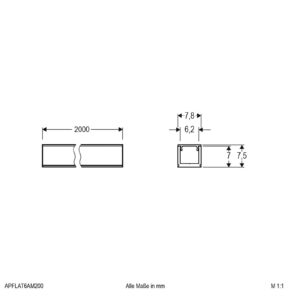 Svítidlo EVN hliník eloxovaný/opál hliník/polykarbonát