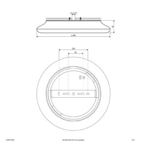 Svítidlo EVN bílá plast