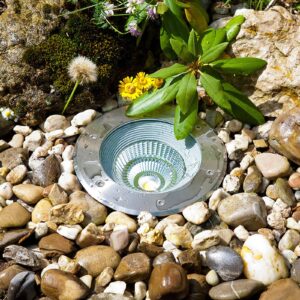 Svítidlo EVN nerez/transparentní hliník/nerezová ocel V2A/sklo