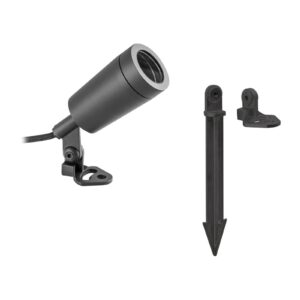 Svítidlo EVN antracit nerez/sklo