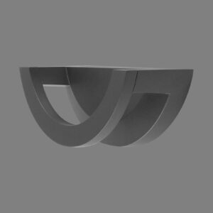 Svítidlo EVN antracit hliník s práškovým lakem/plast