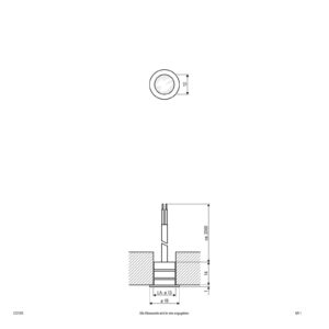 Svítidlo EVN nerez/transparentní nerez/sklo