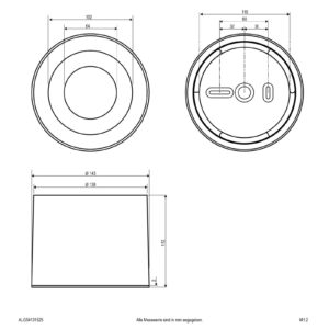 Svítidlo EVN antracit hliník s práškovým lakem/plast
