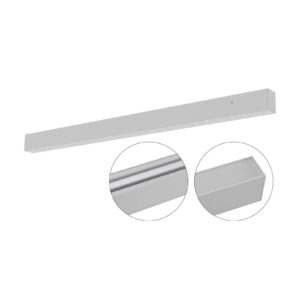 Svítidlo EVN stříbrná hliník/sklo