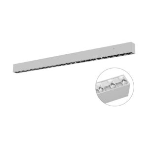 Svítidlo EVN stříbrná hliník/plast