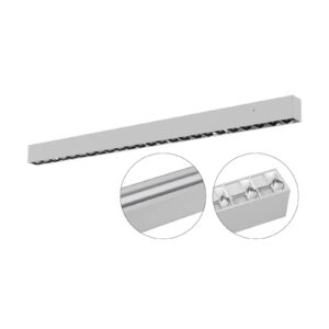 Svítidlo EVN stříbrná hliník/plast