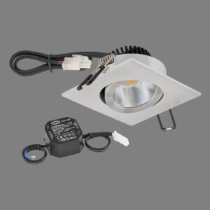 Svítidlo EVN hliník hliník práškovaný/sklo