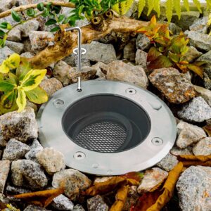 Svítidlo EVN nerez/transparentní nerezová ocel (V2A)/hliník/sklo