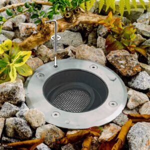 Svítidlo EVN nerez/transparentní nerezová ocel (V2A)/hliník/sklo