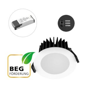 Svítidlo EVN bílá hliník/plast