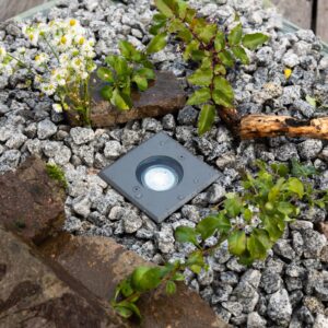 Svítidlo EVN antracit hliník/nerez