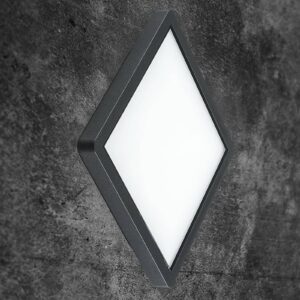 Svítidlo EVN antracit/opálová bílá hliník/sklo