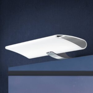 Svítidlo Ebir chrom/bílý plast/polykarbonát